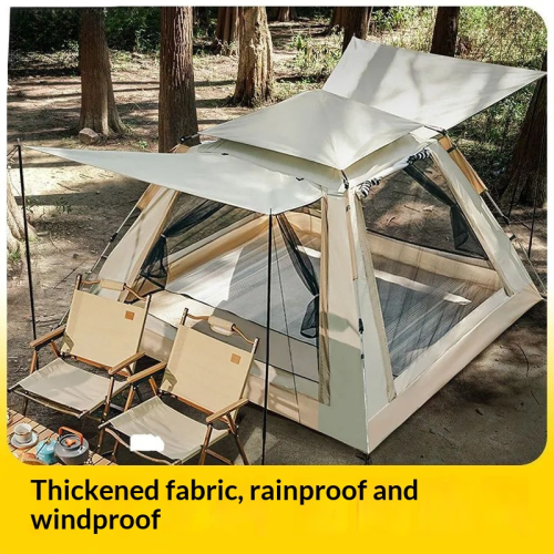 Indoor children's tent, outdoor camping, folding, portable, thick, windproof, camping, overnight camping, floor covering, all free of charge