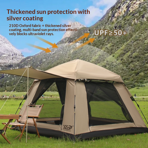Outdoor Fully Automatic Portable Camping Inflatable Tent Tarp Fishing Field Gear Thickened Sun Protection Quick-Set Tent