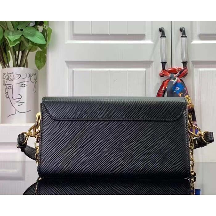 Louis Vuitton LV Women Twist West Black Epi Grained Cowhide Leather M24549