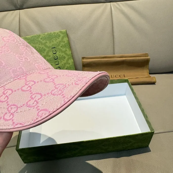 Gucci Unisex GG Canvas Baseball Hat-Pink 7484754HG625872