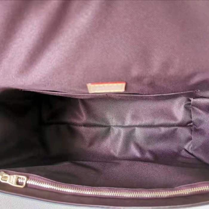 Louis Vuitton LV Women Cluny MM Handbag in Monogram Canvas-Blue