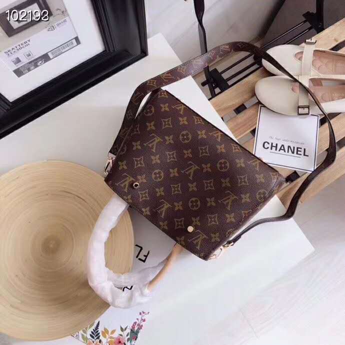 Louis Vuitton LV Women Montaigne BB Bag in Iconic Monogram Canvas-Brown