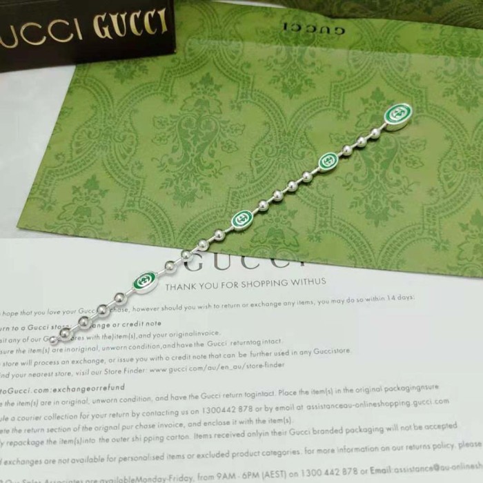 Gucci Women Interlocking G Boule Chain Bracelet