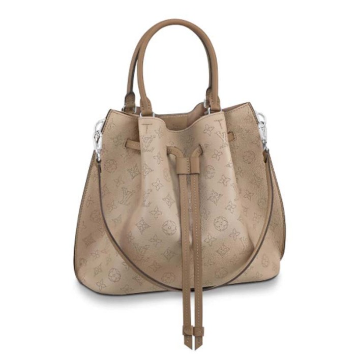 Louis Vuitton LV Women Girolata Bucket Bag in Mahina Calfskin