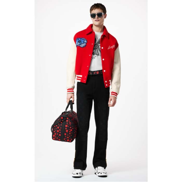 Louis Vuitton Unisex LV x YK LV Initiales 40mm Reversible Belt Painted Dots Monogram Embossed Taurillon Leather