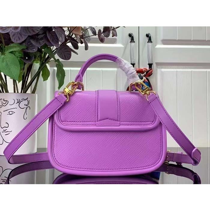 Louis Vuitton LV Women Hide Seek Lilas Provence Lilac Epi Grained Smooth Cowhide Leather