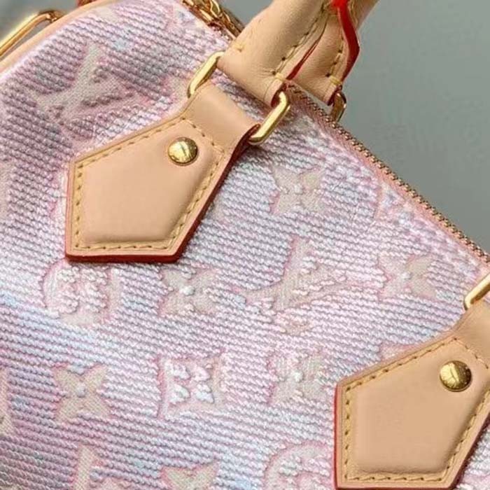 Louis Vuitton LV Women Seedy Bandoulière 20 Pink Monoglam Rose Monoglam Coated Canvas