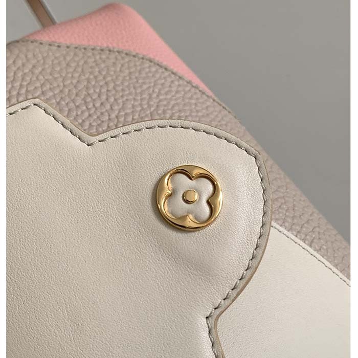 Louis Vuitton LV Women Capucines BB Handbag Beige Taurillon Patent Leather Smooth Calfskin
