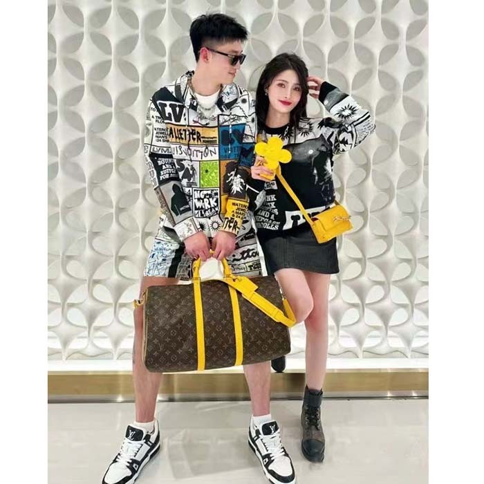 Louis Vuitton Unisex Steamer Wearable Wallet Yellow Taurillon Monogram Cowhide Leather