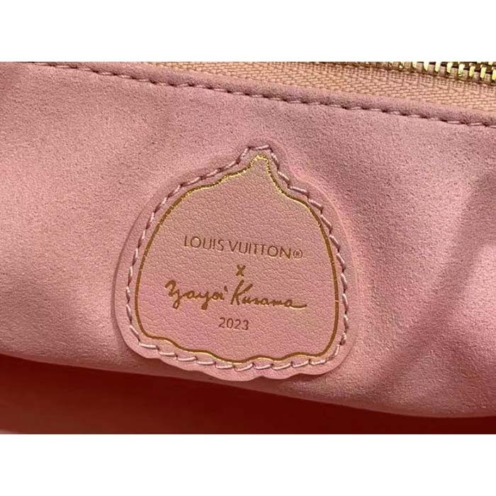 Louis Vuitton Women LV x YK OnTheGo Mini White Embossed Grained Monogram Cowhide Leather