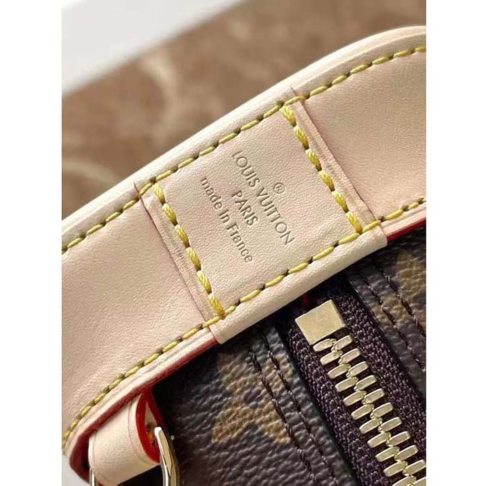 Louis Vuitton Unisex Alma Backpack Monogram Coated Canvas Cowhide Leather M47132