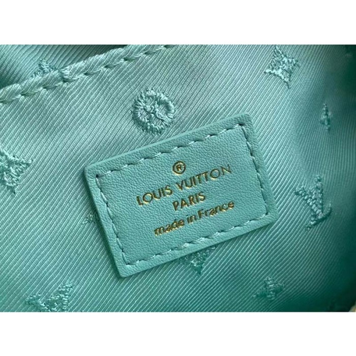 Louis Vuitton LV Women Over The Moon Vert D'Eau Green Quilted Embroidered Calf