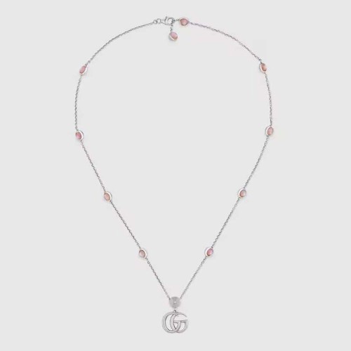 Gucci Women Double G Mother of Pearl Necklace