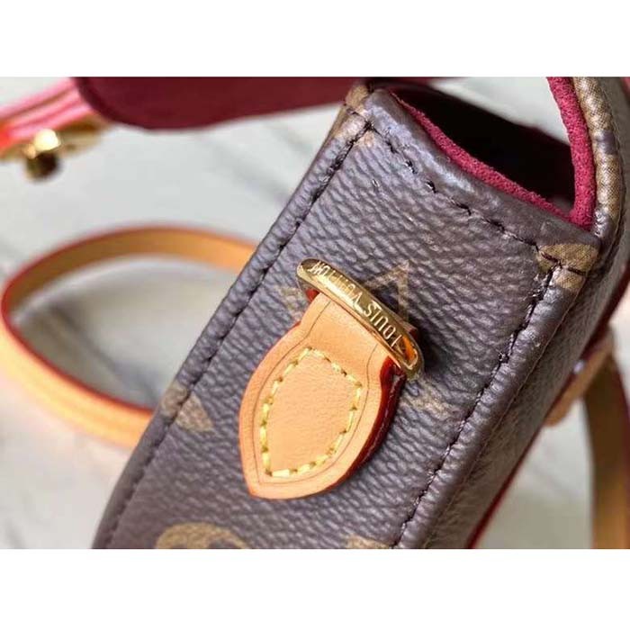 Louis Vuitton Women Micro Chantilly Monogram Coated Canvas Natural Cowhide-Leather M46643