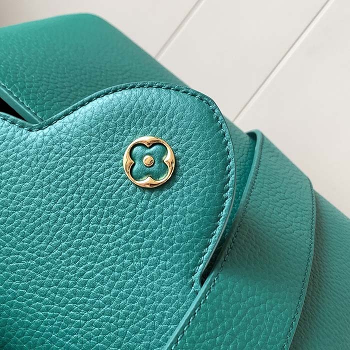 Louis Vuitton LV Women Capucines BB Handbag Emeraude Green Taurillon Leather