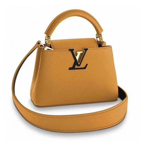 Louis Vuitton LV Women Capucines Mini Handbag Jewel-Tone Taurillon Leather