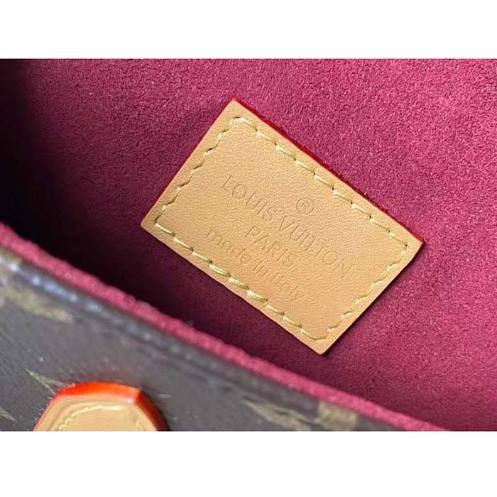 Louis Vuitton Women Micro Chantilly Monogram Coated Canvas Natural Cowhide-Leather M46643