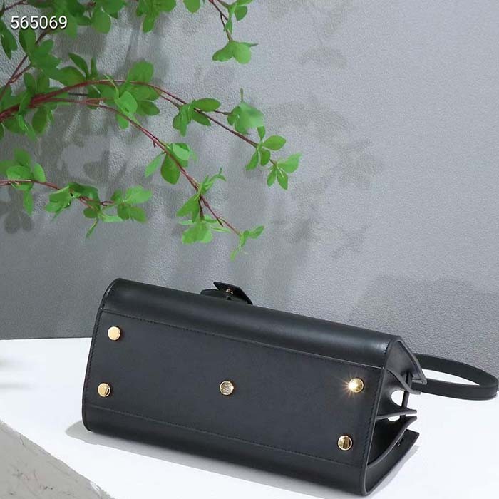 Saint Laurent YSL Women Sac De Jour Baby Smooth Leather Calfskin Leather Brass