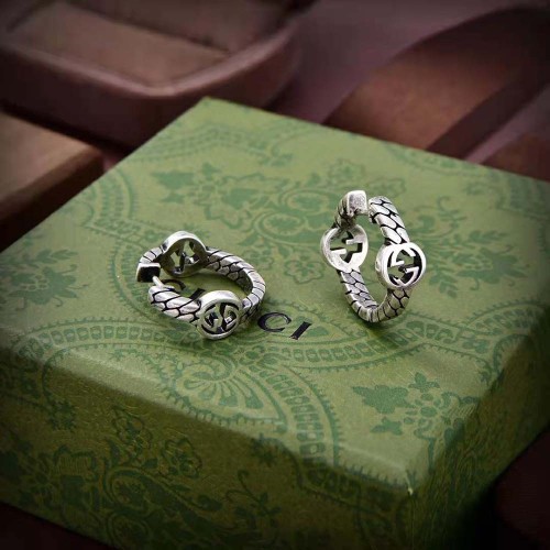 Gucci Women Interlocking G Hoop Earrings