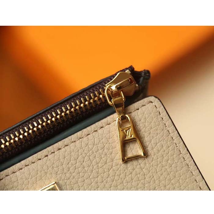 Louis Vuitton Unisex Victorine On My Side Wallet Greige Calf Leather M82398