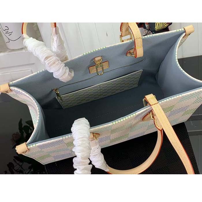 Louis Vuitton Unisex OnTheGo MM Tote Damier Monogram Coated Canvas N40518