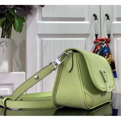 Louis Vuitton LV Women Buci Green Epi Grained Smooth Cowhide Leather