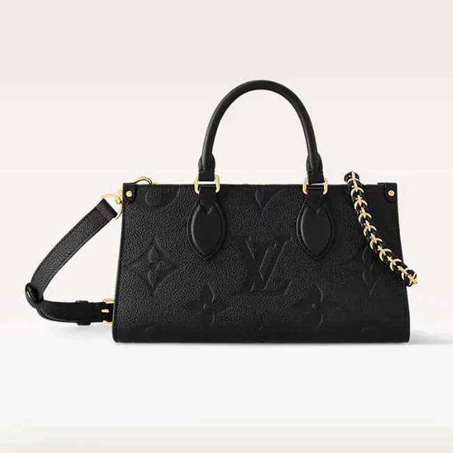 Louis Vuitton LV Women Onthego East West Monogram Empreinte-Black M23640