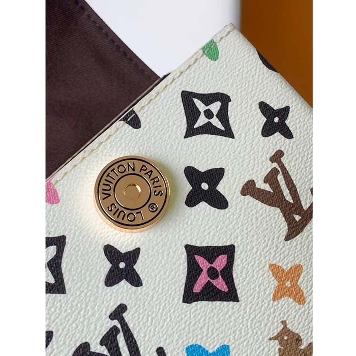 Louis Vuitton Unisex LV Nano Steamer Vanilla Monogram Craggy Coated Canvas M83429