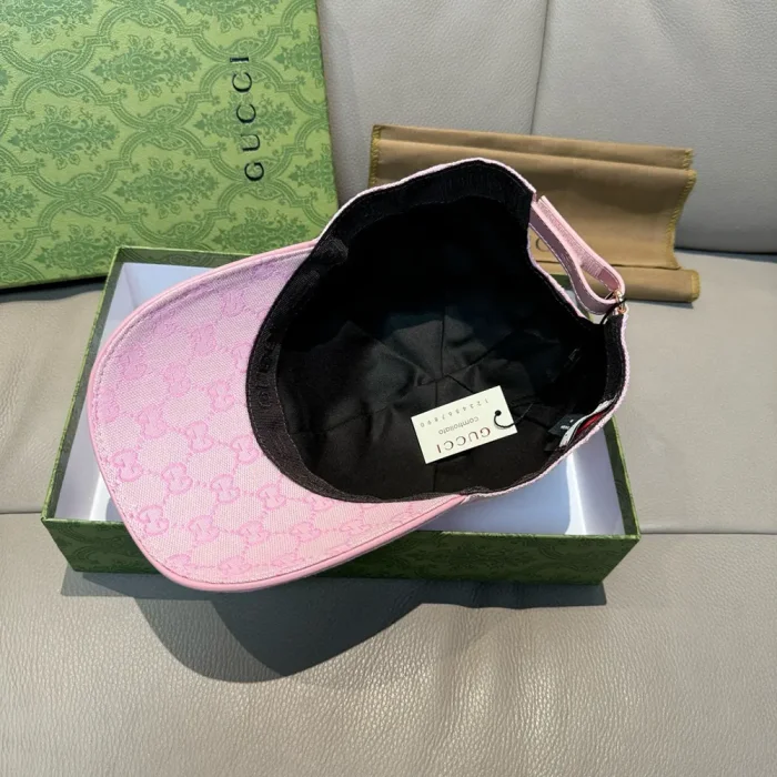 Gucci Unisex GG Canvas Baseball Hat-Pink 7484754HG625872