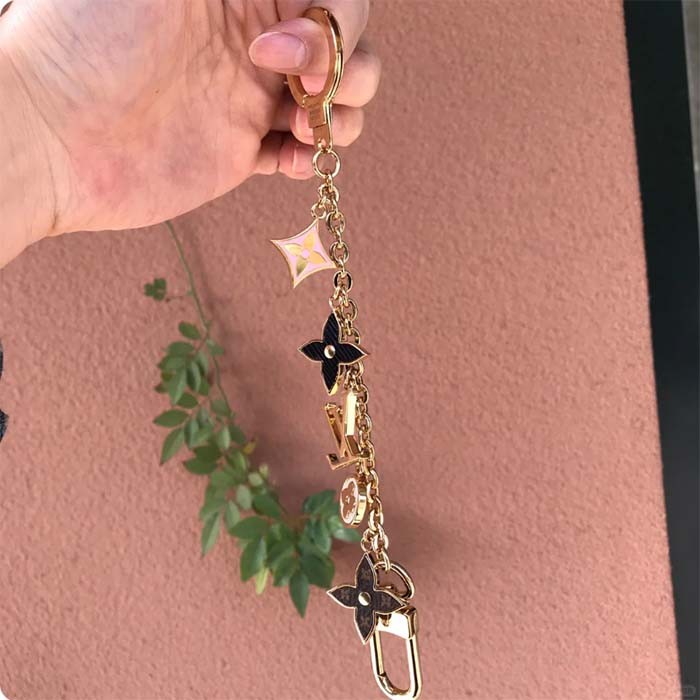 Louis Vuitton Unisex Spring Street Chain Bag Charm Monogram Canvas Gold-Color Hardware