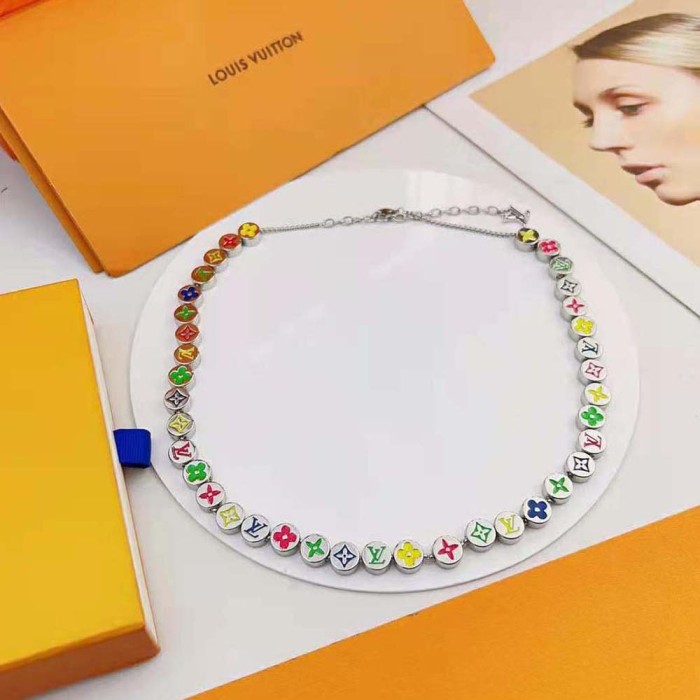 Louis Vuitton Unisex Monogram Colours Necklace