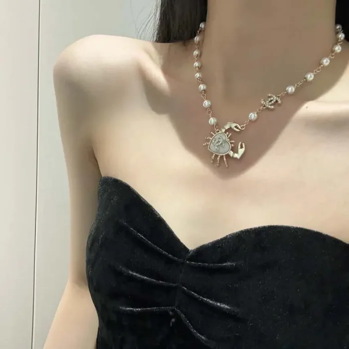 Chanel Women Necklace Metal Glass Resin Strass ABF047B19292