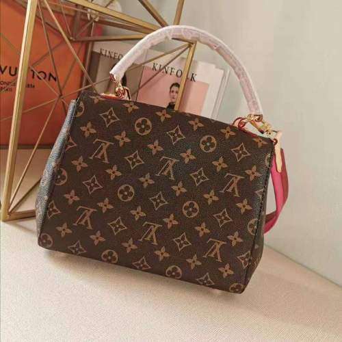 Louis Vuitton LV Women Cluny BB Handbag in Monogram Canvas-Rose