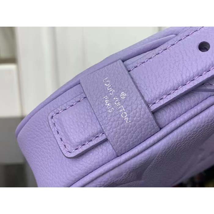 Louis Vuitton LV Women Mini Moon Purple Monogram Empreinte Embossed Supple Grained Cowhide Leather