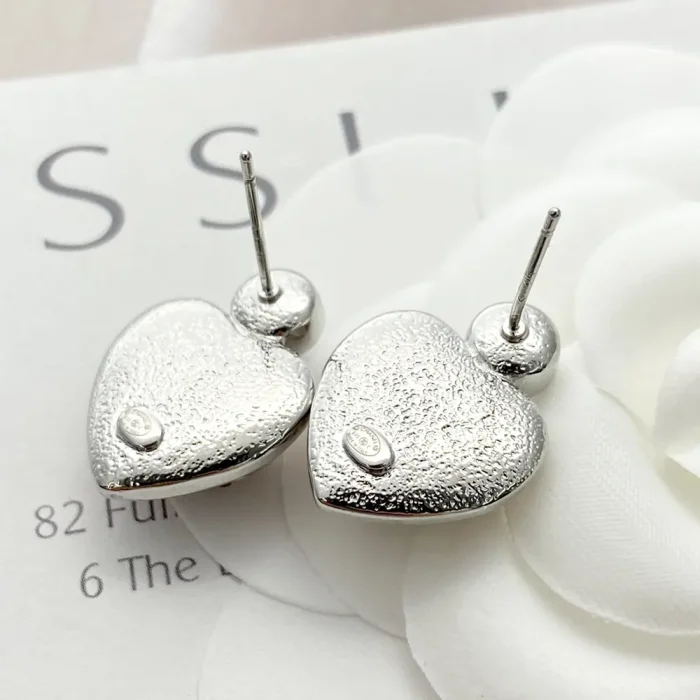 Chanel Women Stud Earrings Metal Resin Glass Strass ABF524