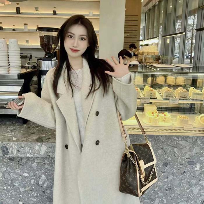 Louis Vuitton Women LV Dauphine Soft GM Brown Monogram Coated Canvas M47149