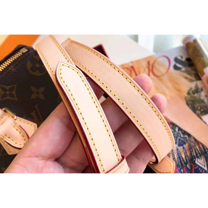 Louis Vuitton LV Women Speedy Bandoulière 25 in Signature Monogram Canvas-Brown