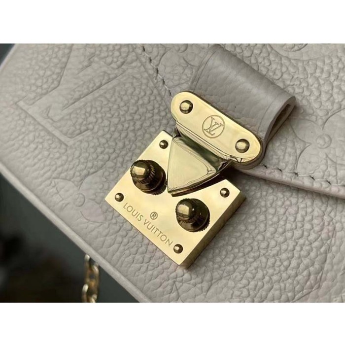 Louis Vuitton LV Women Micro Métis Beige Monogram Empreinte Embossed Supple Grained Cowhide