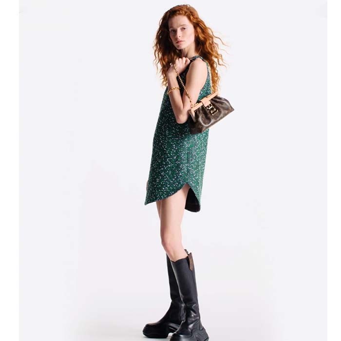 Louis Vuitton LV Women Monogram Clutch Monogram Coated Canvas Calfskin Leather