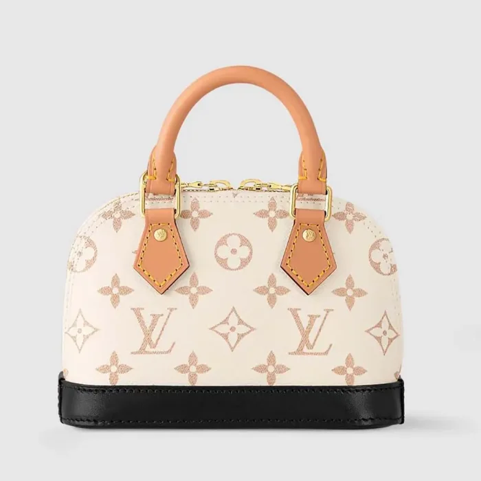 Louis Vuitton LV Women Nano Alma Monogram Dune Coated Canvas M46895