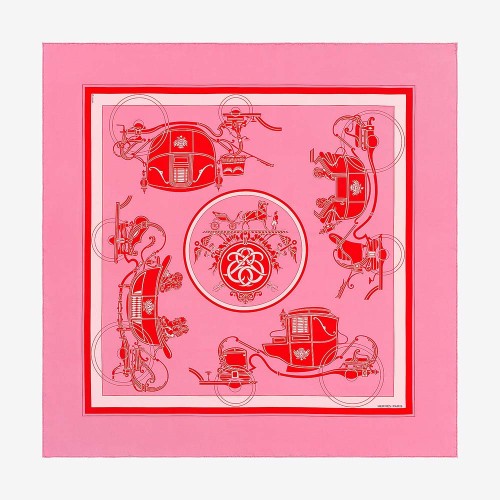 Hermes Women Ex-Libris Scarf 90