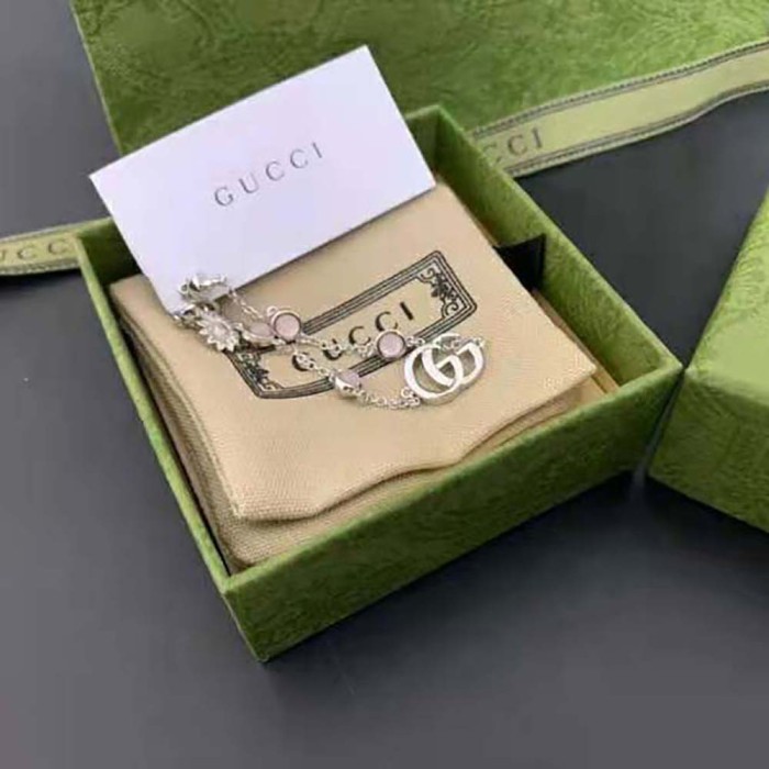 Gucci Women Double G Mother of Pearl Bracelet