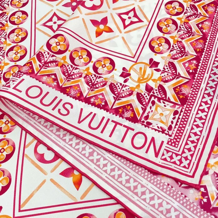 Louis Vuitton Women LV Tiles Square 90-Pink M77219