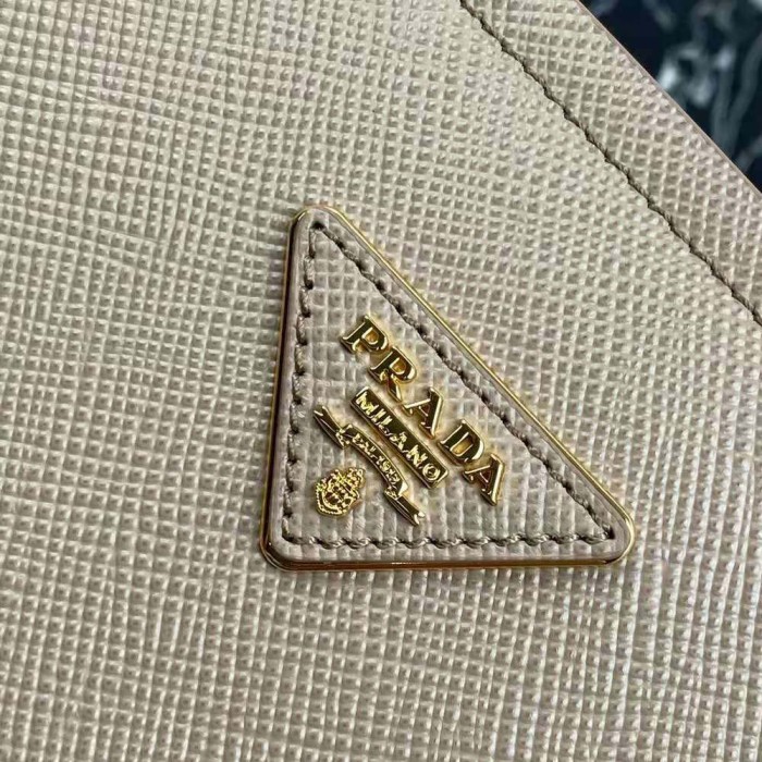 Prada Women Medium Saffiano Leather Prada Matinee Bag-Sandy