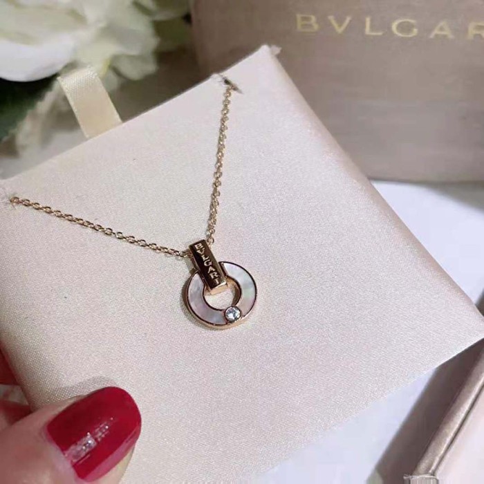 Bvlgari Necklace Ircular Motif has Evolved Into a Fresh Openwork Design