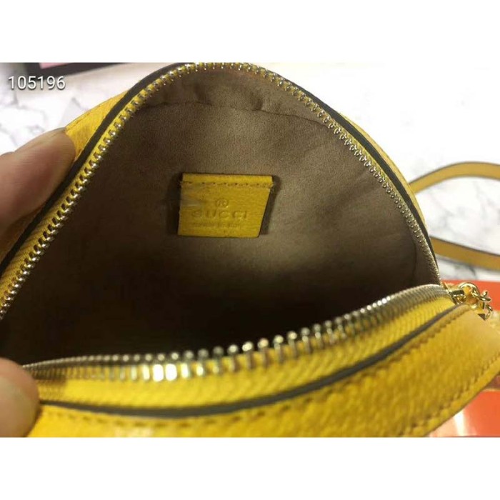 Gucci GG Women Ophidia GG Flora Mini Round Shoulder Bag in Beige/Ebony GG Supreme Canvas