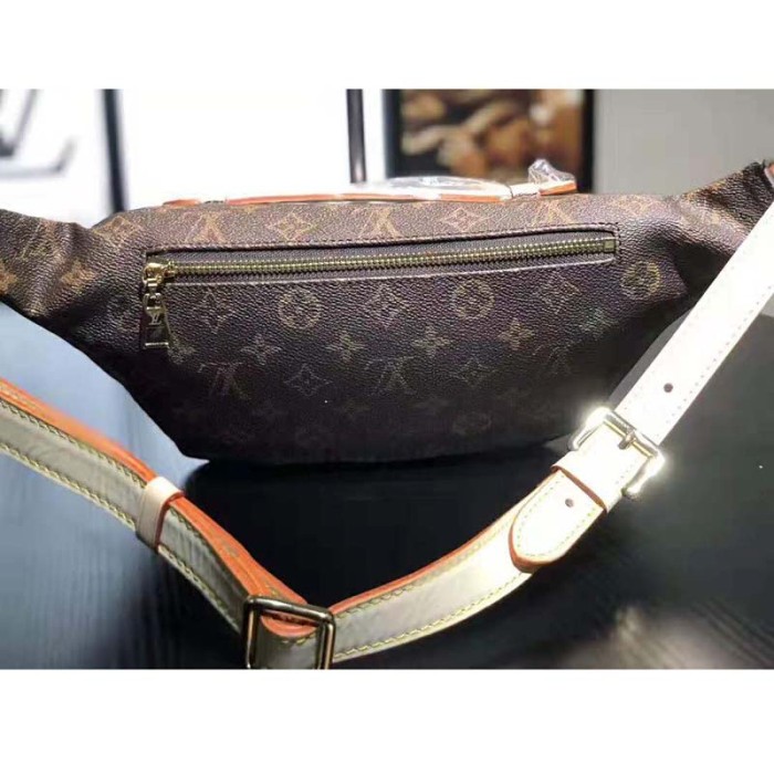 Louis Vuitton LV Women Bumbag in Monogram Canvas-Brown
