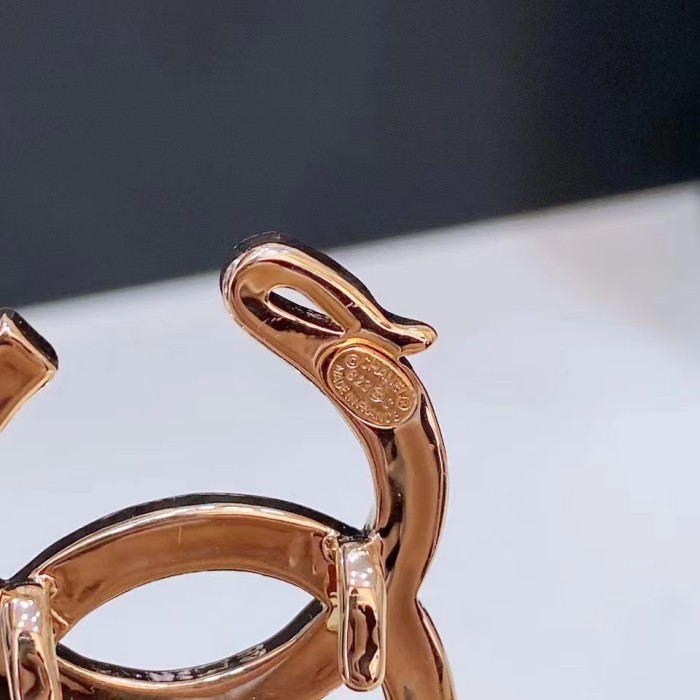 Chanel CC Women Belt Lambskin Gold-Tone Metal Strass Black