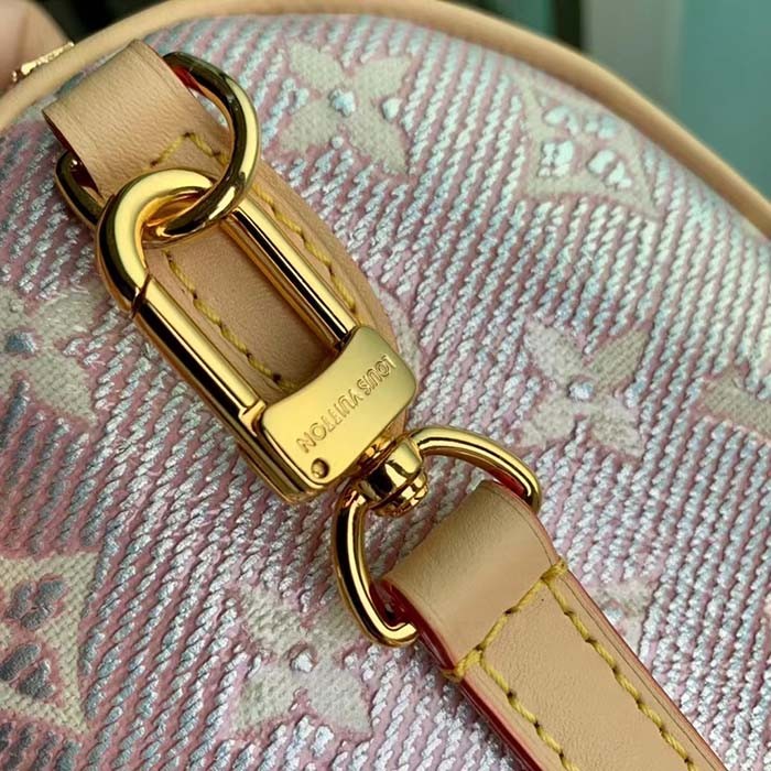 Louis Vuitton LV Women Seedy Bandoulière 20 Pink Monoglam Rose Monoglam Coated Canvas