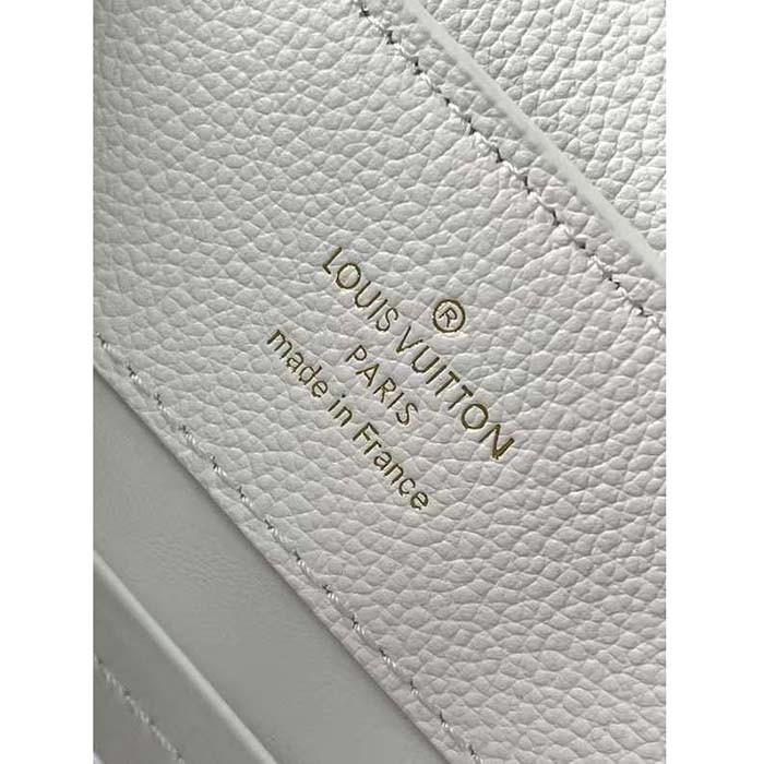 Louis Vuitton Women LV Capucines East-West Mini Optic White Calfskin M23956
